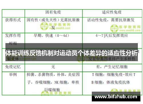 体能训练反馈机制对运动员个体差异的适应性分析